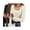 Black/Brown/Beige, variant on Womens Long Sleeve Shirts Square Neck Slim Fit Basic Tops Ribbed Thermal Undershirts Layering Tee