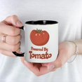thumbnail image 3 of CafePress - Powered By Tomato Mug - 11 oz Ceramic Mug - Novelty Coffee Tea Cup, 3 of 3