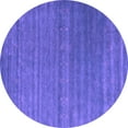 thumbnail image 1 of Ahgly Company Indoor Round Abstract Purple Contemporary Area Rugs, 8' Round, 1 of 4