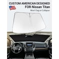 thumbnail image 2 of Protector Solar para Parabrisas Proadsy 2025, Ajuste Personalizado para Nissan Titan, 2 of 9