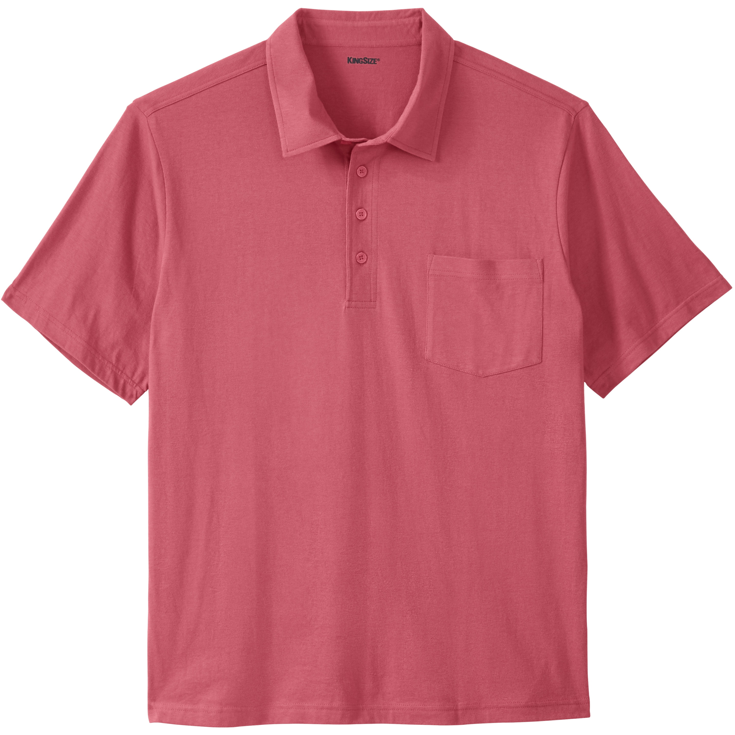 salmon golf shirt