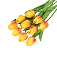 thumbnail image 2 of Walbest 10Pcs Artificial Tulips Real Touch Artificial Flowers Fake Tulip Bouquet Flower for Wedding Party Home Garden Office DIY Floral Arrangement Decor, 2 of 7