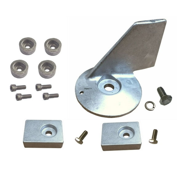 Complete Zinc Anode Kit w/ Hardware for Suzuki 40 - 50 HP Outboard Motors US Military Grade Zinc Anode Kit Replaces 95451, 20910, 8m6008005, CMSZ4050KIT