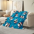 thumbnail image 3 of ¡Oferta por Tiempo Limitado!, Manta estampada de franela navideña, nueva manta para la siesta en la oficina, manta polar, manta para las piernas, manta cálida para el sofá, 75 x 100 cm Akmoler, 3 of 9