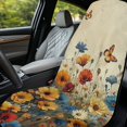 thumbnail image 6 of ZUXONGSY Car Seat Cover Towel Butterfly Floral Print Cars Seat Towel Covers Absorbent Auto Front Seat Covers for After Gym Workout, Running, Beach Sports, 6 of 8
