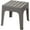 Red, variant on Adams Big Easy Square Polypropylene Stackable Side Table, Gray (18.9" x 17.75")