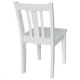 thumbnail image 6 of International Concepts Indoor Wood Kids San Remo Juvenile Chairs in White - Set of 2, 6 of 9