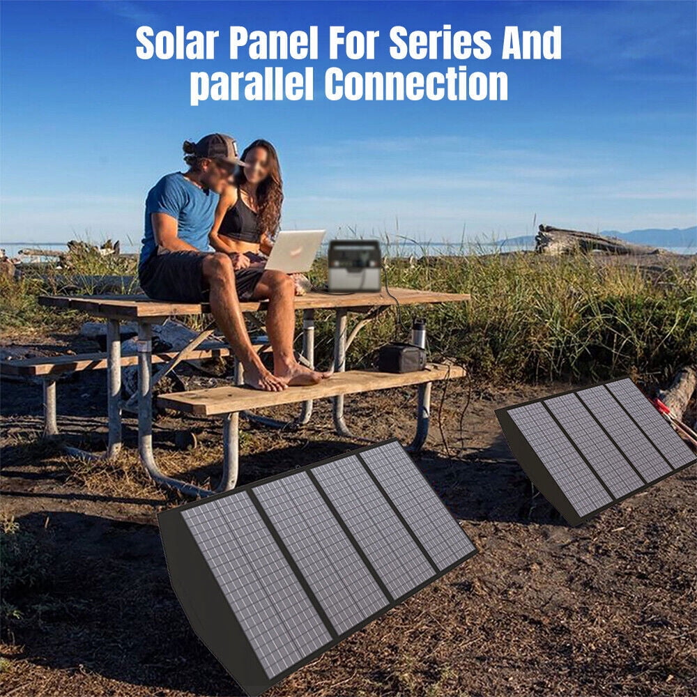 Portable Monocrystalline Solar Panel,Kepeak 200W Foldable Monocrystalline Solar Charger, Efficiency Solar Panel with MC4 Output, IP67 Waterproof for Power Stations, Camping, Hiking, Off-Grid