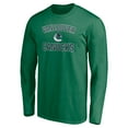 thumbnail image 2 of Men's Green Vancouver Canucks Victory Arch Long Sleeve T-Shirt, 2 of 3