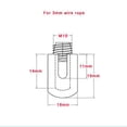 thumbnail image 2 of Abrazadera de Cable Cruzado Salvador Acero Inoxidable para Barandas, 2 of 10