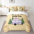 thumbnail image 2 of YST 7Pcs Girls Rv Camper Bedding Set, Rustic Farmhouse Decor, Polyester, Queen Size (7 Count), 2 of 5