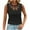 Black, variant on Lace Tank Tops for Women Sleeveless Round Neck Hollow-out Dressy Casual Blouses Cozy Elegant Summer Going Out Tees (XL, White)