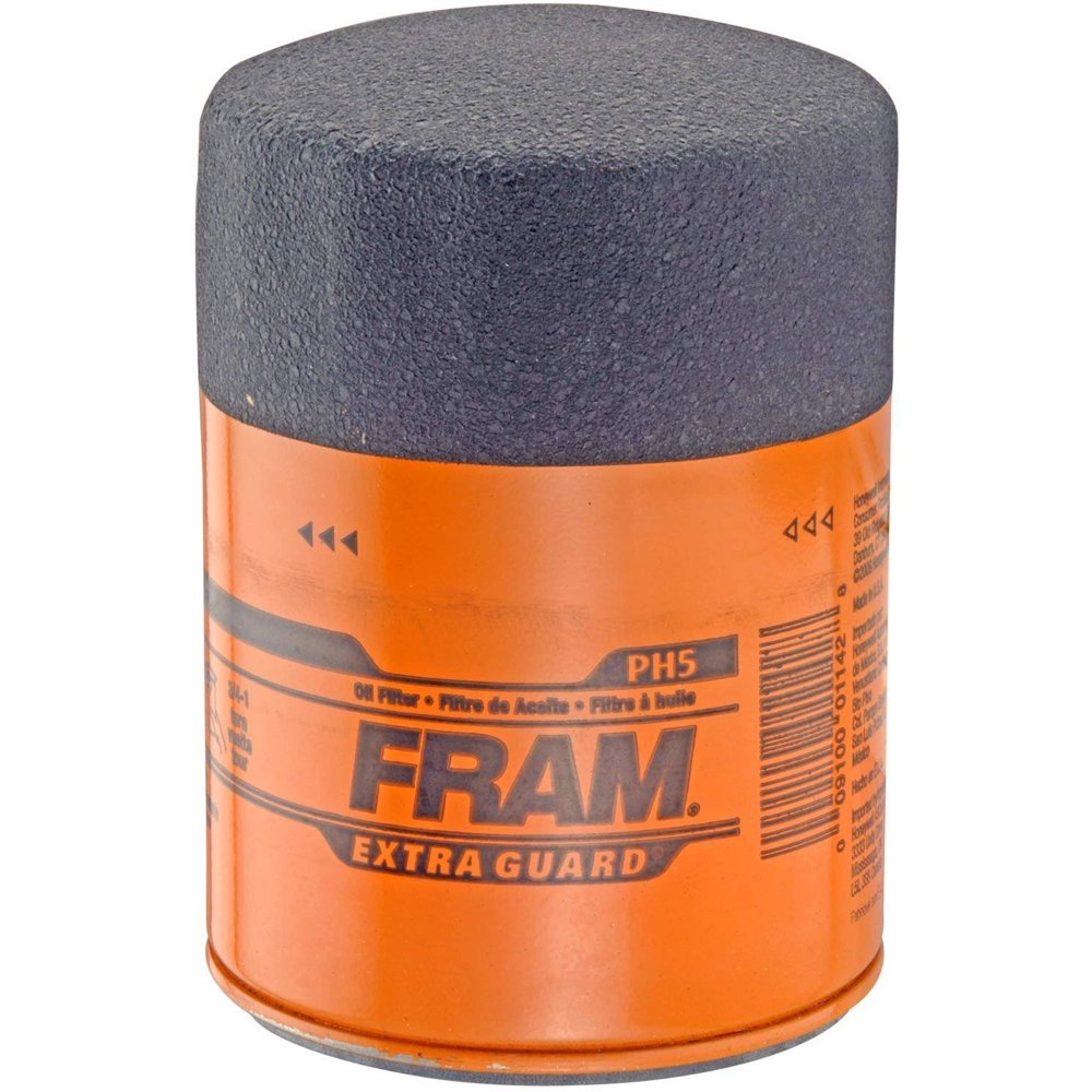 Fram PH5 Extra Guard Passenger Car SpinOn Oil Filter (Pack of 2