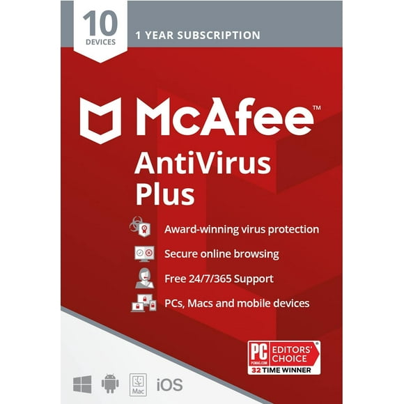 Mcafee Total Protection (10 PC | 1 Year) (EMAIL Delivery ONLY - *NO CD*)