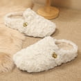 thumbnail image 5 of KANG Slipper French Style Winter Warmth Slip On Shoes With Thick Sole Non Slip Indoor And Outdoor Loafers, 5 of 9