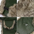 thumbnail image 4 of Hat With Ear Flaps Unisex Faux Fur Waterproof Winter Hunting Hat Green, 4 of 5