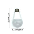 thumbnail image 2 of Secret Safe Diversion Safe 4.7 X 2.6 X 2.6 Inch Fake Light Bulb Hidden Compartment For Key Cash Jewelry, 2 of 9
