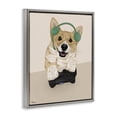 thumbnail image 3 of Stupell Industries Contemporary Happy Gamer Dog Gray Floating Frame Canvas Art, 17 x 21, by Tara Royle, 3 of 8