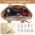 thumbnail image 7 of AOUNQ Straw Handbags for Women Woven Summer Purses Beach Tote Bag with Zipper Carry on Bags for Vacation Travel, 7 of 7