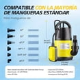 thumbnail image 4 of Bomba Sumergible Plástica 1hp Agua Limpia Motobomba 14000l/h, 4 of 5
