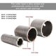 thumbnail image 4 of SDS Plus Hole Saw Drill Bits for Concrete, Cement, Stone, Wall - 65mm, 50mm, 30mm, 4 of 5