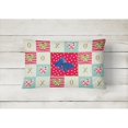 thumbnail image 2 of Carolines Treasures CK5481PW1216 Veiltail Goldfish Love Canvas Fabric Decorative Pillow, Red, 12H x16W, multicolor, 2 of 3