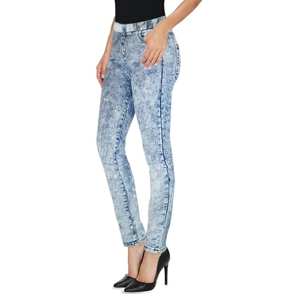Hybrid & Company Jean Skinny Ajusté Extensible pour Femmes P45944SKX Blue Acid 3X