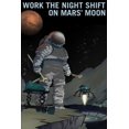 thumbnail image 3 of Gango Home Decor Vertical We Need You & Work the Night Shift by NASA (Printed on Paper); Two 16x24in Fine Art Paper Giclee Prints, 3 of 5