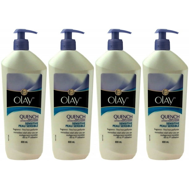 Olay Quench Sensitive Body Lotion, FragranceFree, 600 Ml / 20.3 Ounce