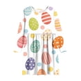 thumbnail image 3 of Robes à Manches Longues pour Filles, Robe Patineuse Trapèze pour Filles, Robe Décontractée Extensible et Tournoyante à Col Rond pour Récital Scolaire, Tenue Quotidienne, Printemps Automne Hiver, 3 of 7
