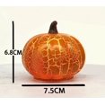 thumbnail image 3 of Halloween Glowing Pumpkin Lamp, Halloween Jack O Lantern Pumpkin Decoration with Light Up Design, Pumpkin Ornament for Festive Home Party Holiday Decor, 3 of 6