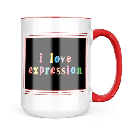 

Neonblond I Love Expresion Colorful Letters Mug gift for Coffee Tea lovers