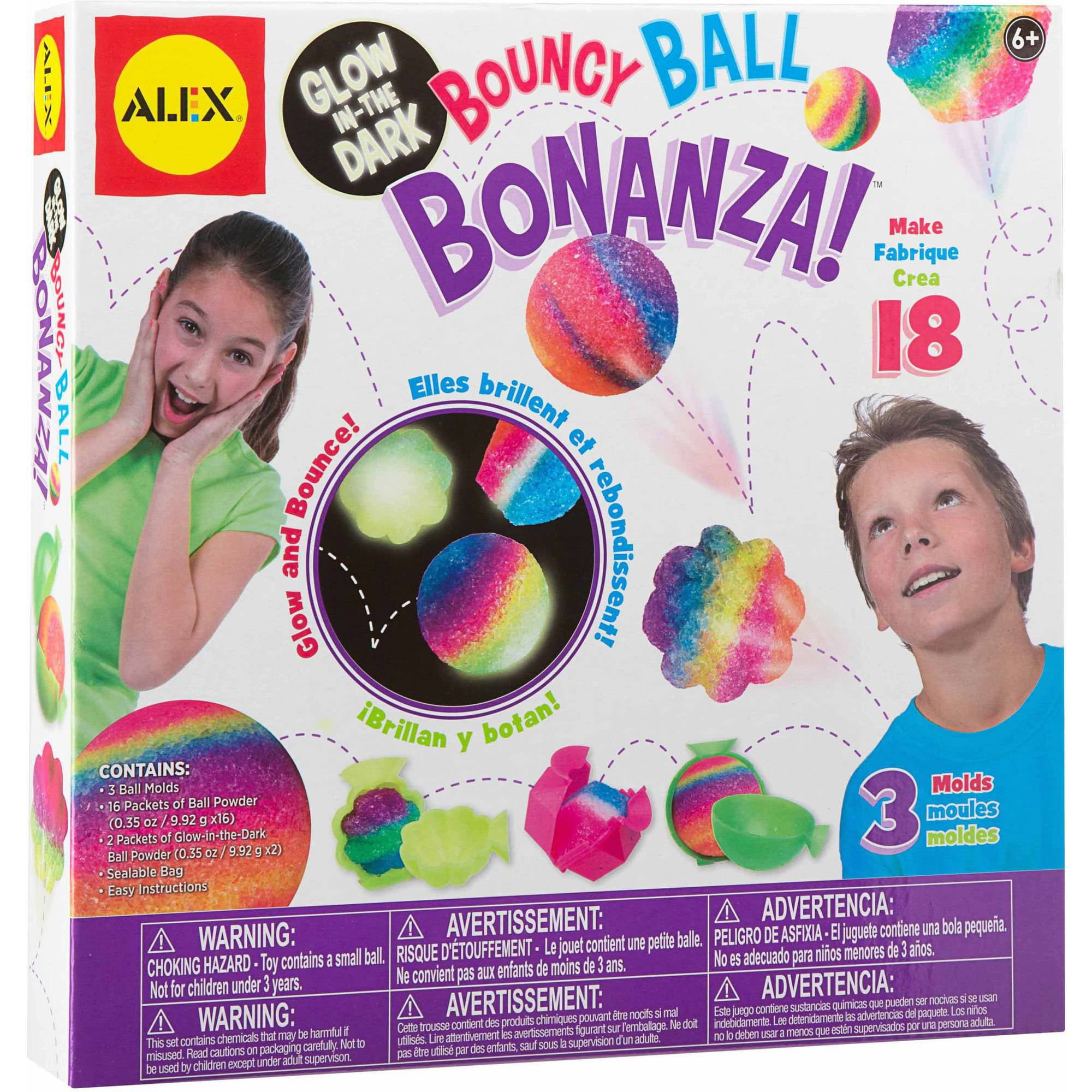 ALEX Toys Craft Glow in the Dark Bouncy Ball Bonanza by Alex Brands