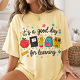 thumbnail image 5 of Back To School Shirt, It’s A Good Day For Learning Teacher Shirt, Cute Classroom Supplies Tee, First Day Of School Teacher Gift, 5 of 10