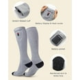 thumbnail image 4 of Venustas Heated Socks for Women Men, Up to 14 Hours, Rechargeable Electric Socks with Batteries for Outdoor Ski Hunting, 4 of 7