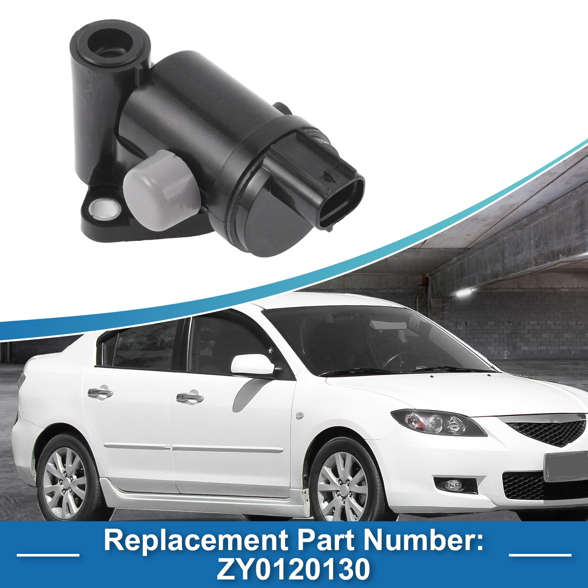 Unique Bargains Car Idle Air Control Valve for Mazda 3 2010 No.ZY0120130 IACV Idle Motor Idle Air Control Valve