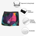 thumbnail image 3 of Pofeuu Vibrant Abstract Flow Print Men’s Boxer Briefs, Moisture-Wicking Underwear, Regular,Trunk-X-Large, 3 of 5