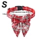 thumbnail image 2 of Collar navideño para perro con lazo, collar navideño con lazo para perro, regalos para fiestas navideñas, 2 of 5