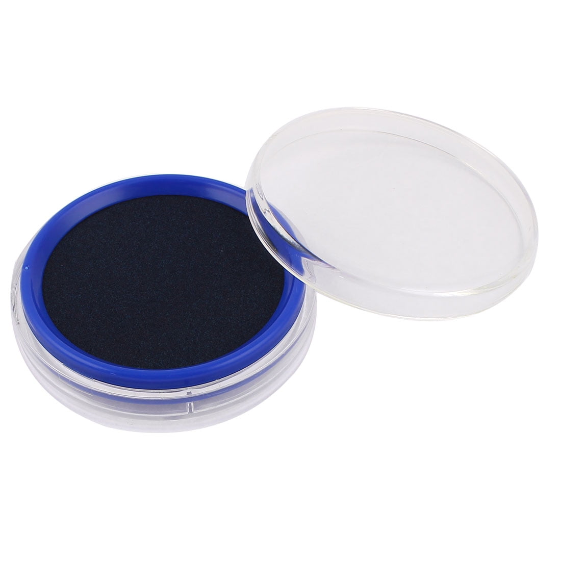 unique bargains plastic round 3 1 x 0 8 blue ink stamp pad dry cushion