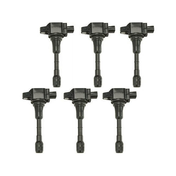 Ignition Coil Set 6 Piece - Compatible with 2014 - 2015 INFINITI Q50 3.7L V6