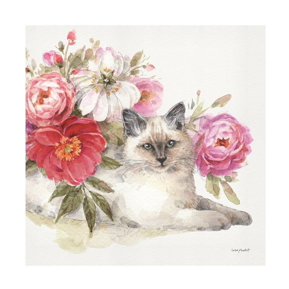 Lisa Audit 'Obviously Pink 21 Square' Canvas Art