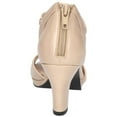 thumbnail image 3 of Easy Street Flash Women's Dress Sandals Color: Beige Pearlized Size: 10 WIDE, 3 of 5