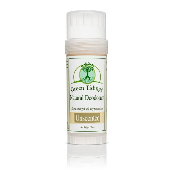 Green Tidings All Natural Deodorant- Unscented 2.7 Ounces