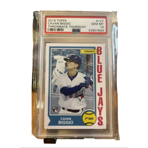 2019 Throwback Thursday #TBT Online Exclusive /885 Cavan Biggio PSA 10 Rookie RC