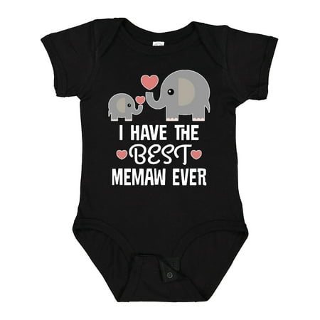 

Inktastic Best Memaw Ever Grandchild Gift Baby Boy or Baby Girl Bodysuit