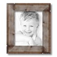 thumbnail image 2 of ArtToFrames 8" x 11" Real Reclaimed Barnwood 2.5 Inch Picture Frame, 8.5x11 inch Brown Wood Poster Frame (WOM-4660), 2 of 8