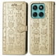 thumbnail image 2 of Funda Cartera FOXDOCK para Motorola Edge 60 Fusion , Flip PU con Relieve de Gatos y Perros, Tarjetero y Soporte, 2 of 6