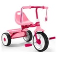 thumbnail image 1 of Radio Flyer 415PS Kids Readily Assembled Fold 2 Go Trike with Storage Bin, Pink, 1 of 1