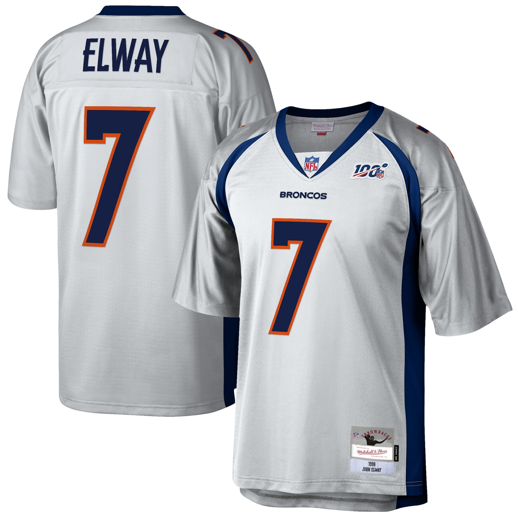 John Elway Denver Broncos Mitchell 