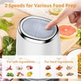thumbnail image 3 of Mini Food Processor with 2.5 Cup Glass Bowl, Acekool Small Electric Food Chopper for Vegetables Meat Fruits Nuts Puree - 300W 2 Speed Kitchen Food Processor With Sharp Blades, 3 of 7